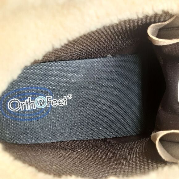 Orthofeet Florence Boots Women's 11.5W Brown Taupe Suede Ankle - Picture 7 of 10